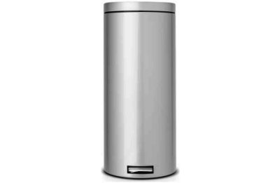 Brabantia 30 Litre Pedal Bin - Metallic Grey